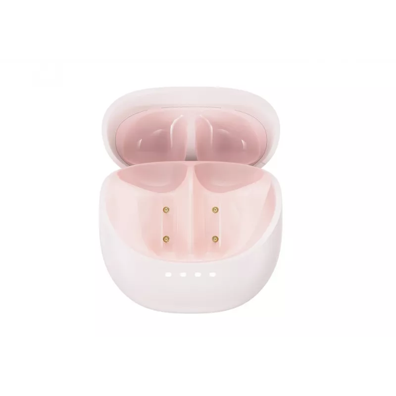 Wireless TWS headphones HAVIT TW931 — true wireless earbuds, pink