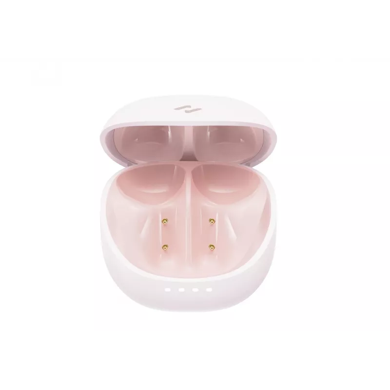 Wireless TWS headphones HAVIT TW931 — true wireless earbuds, pink