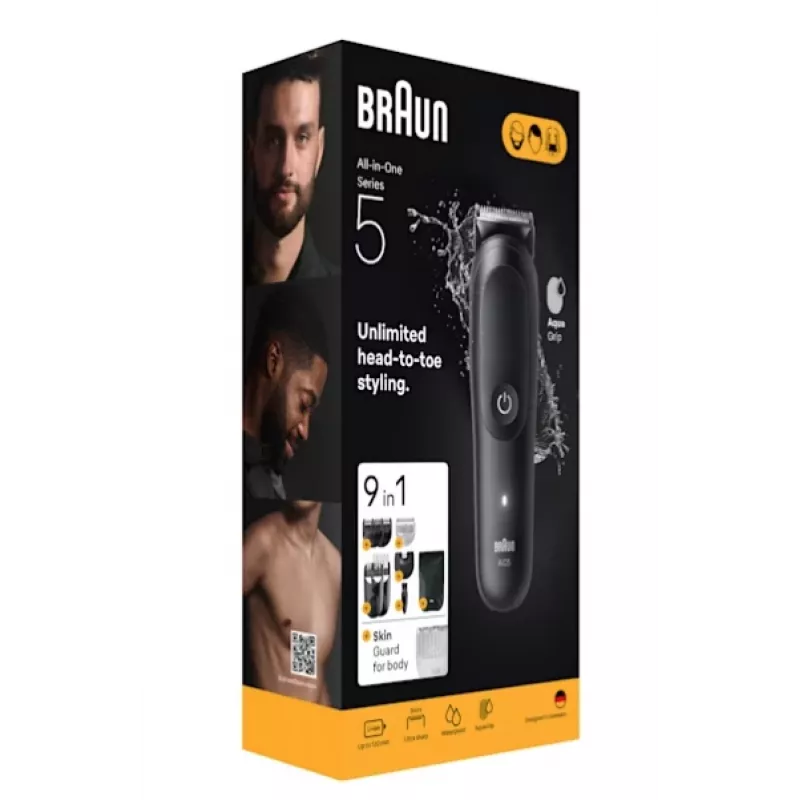Hair Trimmers Braun AIO5540 Black Lithium-Ion 120 min