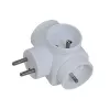 Esperanza ELK302W electrical splitter, 3 sockets, white
