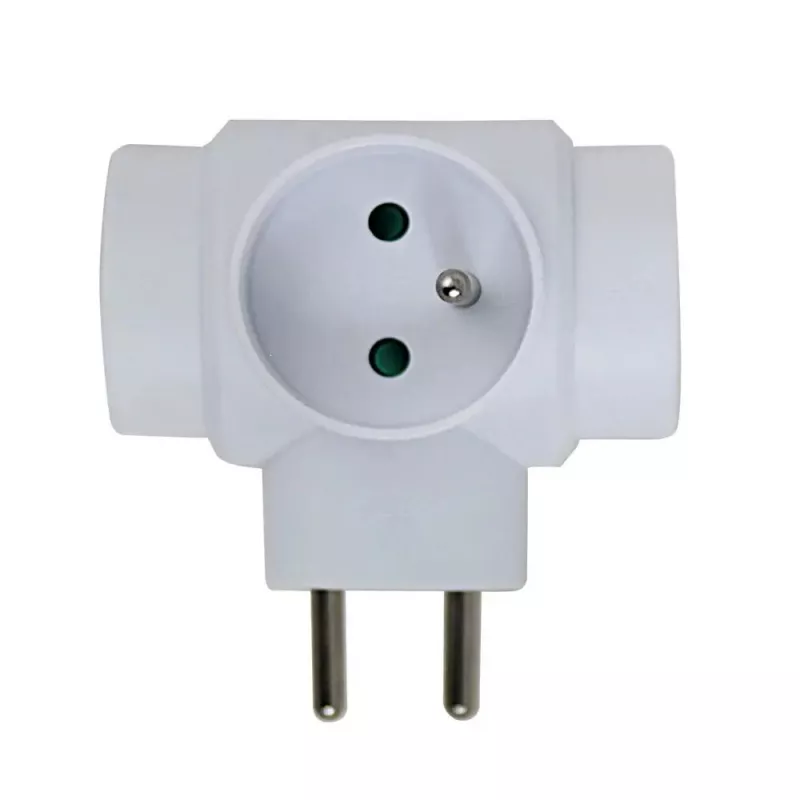 Esperanza ELK302W electrical splitter, 3 sockets, white