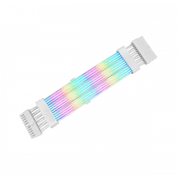 Mod ARGB Snow Cable 24Pin, cable management White