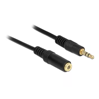 Audio Cable DeLOCK 83766 2m 3.5mm Black