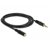 Audio Cable DeLOCK 83766 2m 3.5mm Black