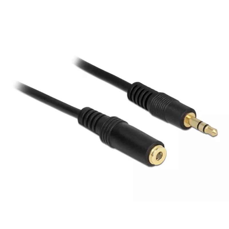 Audio Cable DeLOCK 83766 2m 3.5mm Black
