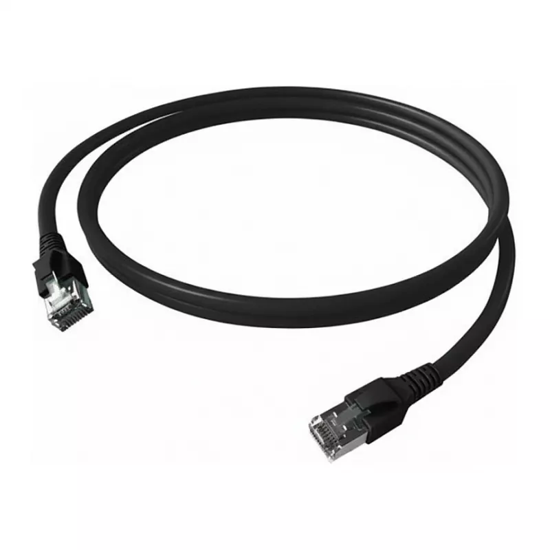 ZVK EasyLan CP1KSBSBS0020 FlexBoot Cat.6 Patch Cable Shielded black 2,0m (CP1KSBSBS0020)
