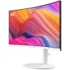 34 inch MSI Modern MD342CQPWDE curved VA LCD monitor 3440×1440 UWQHD 21:9, 4 ms, 300 cd/m², USB hub, speakers, VESA, height adjustable — White