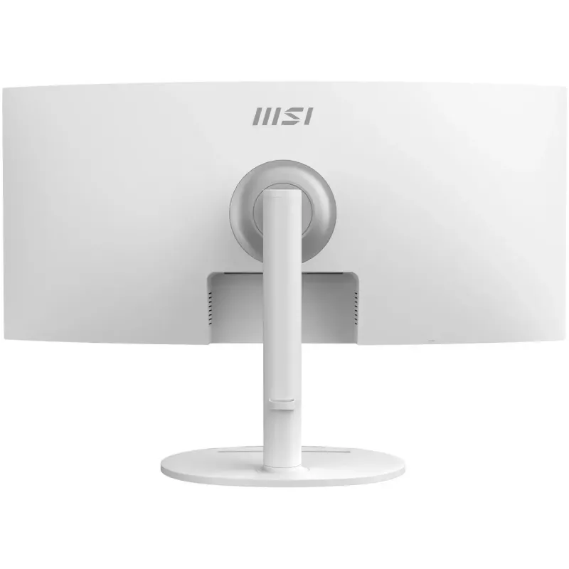34 inch MSI Modern MD342CQPWDE curved VA LCD monitor 3440×1440 UWQHD 21:9, 4 ms, 300 cd/m², USB hub, speakers, VESA, height adjustable — White