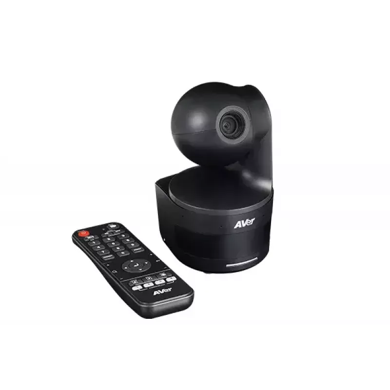Conference Camera AVerMedia DL10 — 2 MP Full HD 1920×1080 @60fps, 90° FOV, 3x Optical / 2x Digital Zoom, Black, Stand Mount