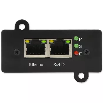SNMP network management module QOLTEC 50398 for UPS monitoring and control