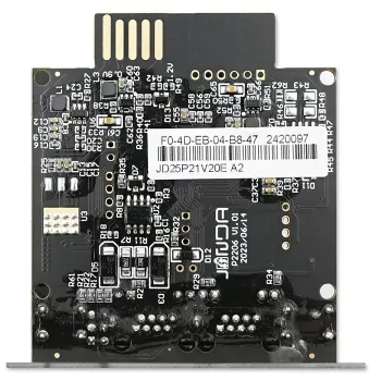 SNMP network management module QOLTEC 50398 for UPS monitoring and control