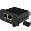 SNMP network management module QOLTEC 50398 for UPS monitoring and control