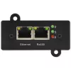 SNMP network management module QOLTEC 50398 for UPS monitoring and control