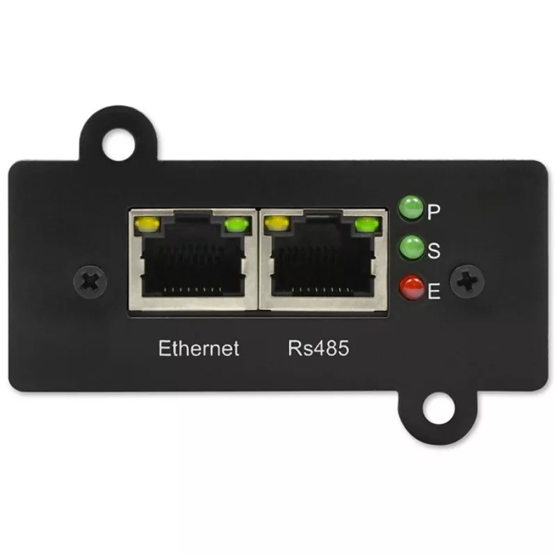 SNMP network management module QOLTEC 50398 for UPS monitoring and control