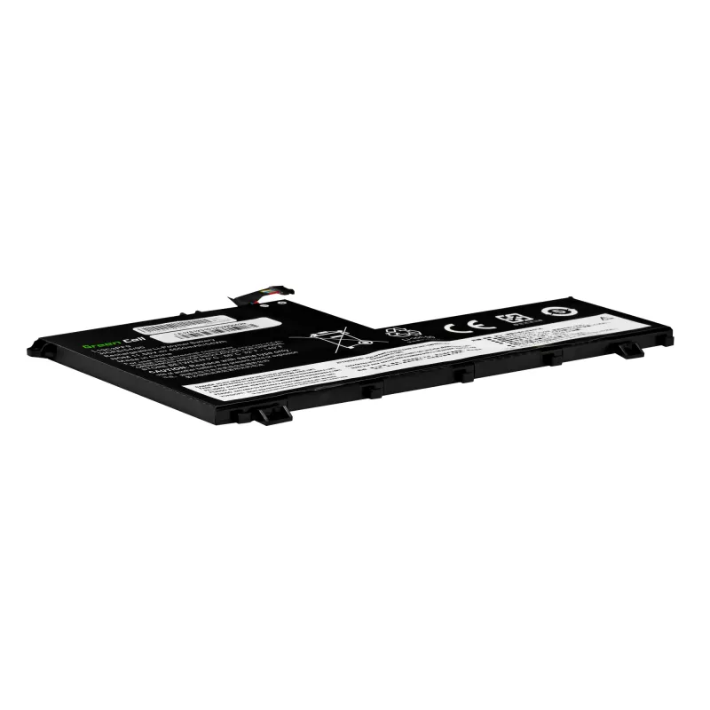 Battery Green Cell for Lenovo ThinkBook 14-IIL 14-IML 15-IIL 15-IML — 11.1V 45Wh (models L19C3PF1 L19D3PF1 L19L3PF8 L19M3PF1)