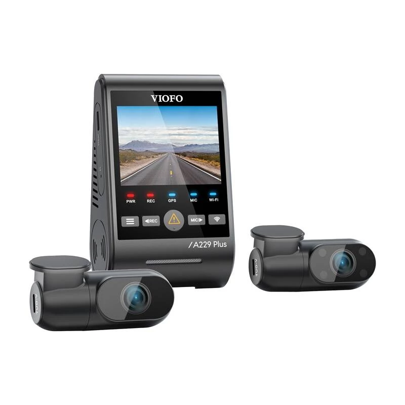 Dash Camera VIOFO A229 PLUS 3CH 2K + 1080p WiFi GPS
