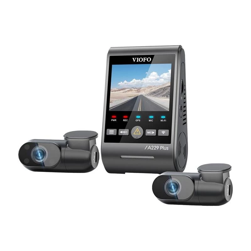 Dash Camera VIOFO A229 PLUS 3CH 2K + 1080p WiFi GPS