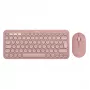 Logitech Pebble 2 Combo Keyboard Mouse included Universal RF Wireless + Bluetooth QWERTZ German Pink (920-012205)