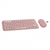Logitech Pebble 2 Combo Keyboard Mouse included Universal RF Wireless + Bluetooth QWERTZ German Pink (920-012205)