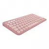 Logitech Pebble 2 Combo Keyboard Mouse included Universal RF Wireless + Bluetooth QWERTZ German Pink (920-012205)