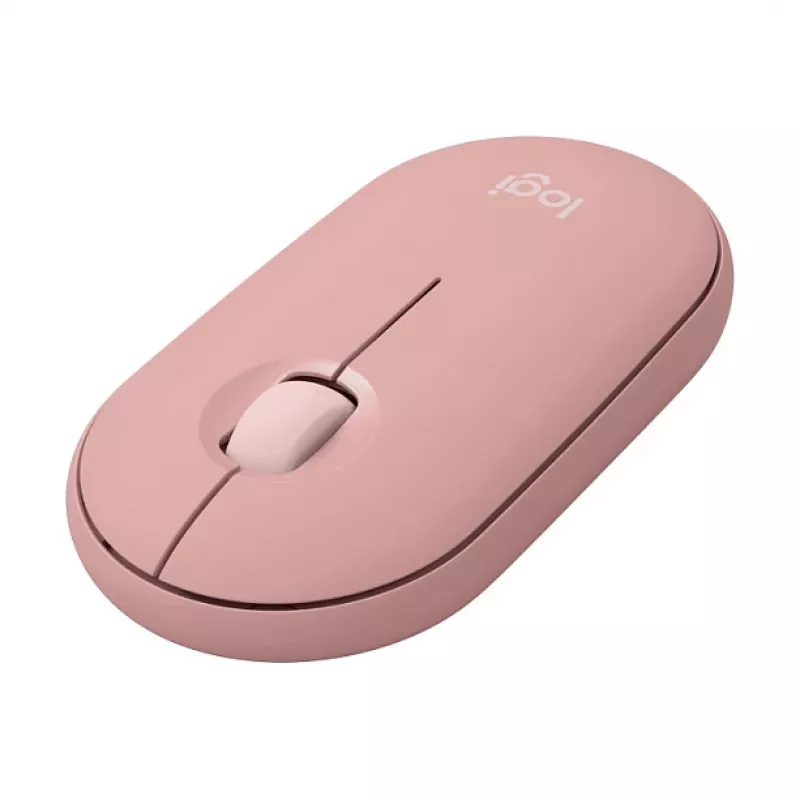 Logitech Pebble 2 Combo Keyboard Mouse included Universal RF Wireless + Bluetooth QWERTZ German Pink (920-012205)