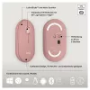 Logitech Pebble 2 Combo Keyboard Mouse included Universal RF Wireless + Bluetooth QWERTZ German Pink (920-012205)