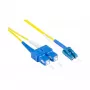 Alcasa LW-9075LS Fibre Optic Cable 7,5 m 2x LC 2x SC OS2 Yellow (LW-9075LS)