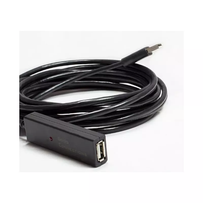 Good Connections GC-M0132 - 10 m - USB A - USB A - USB 2.0 - 480 Mbit/s - Black