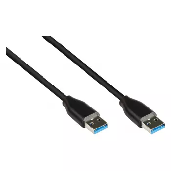 Good Connections 2831-AA005S - 0,5 m - USB A - USB A - USB 3.2 Gen 2 (3.1 Gen 2) - 10000 Mbit/s - Black