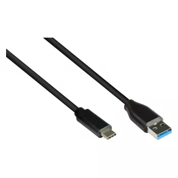 Good Connections 2831-AC010S - 1 m - USB A - USB C - USB 3.2 Gen 2 (3.1 Gen 2) - 10000 Mbit/s - Black