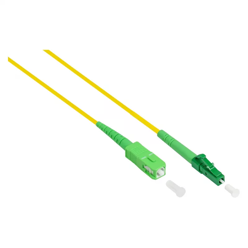 Alcasa LW-S901LASA Fibre Optic Cable 1 m LC/APC SC/APC OS2 Yellow (LW-S901LASA)