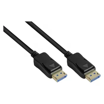 DisplayPort 2.0 Cable, 54 Gbit/s, UHBR 13.5, 4K @240Hz / 8K @60Hz, copper conductor, black, 0,5m, Good (DP20-005)