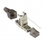 Good Connections GC-N0147 - RJ-45 - Black - Silver - Transparent - Male - straight - Cat6a - S/UTP (STP)