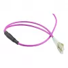 Patchkabel LWL Duplex OM4 PANZERKABEL (Multimode, 50/125) LC/LC, LSZH, Stahlarmierung und Nagetiersc (LW-P810LC4)