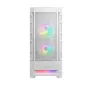 PC Case Cougar COUGAR Airface RGB Midi Tower White — 230×386×491 mm, supports 3x120/140 mm front, 1x120 mm rear, 2.5/3.5 inch drives