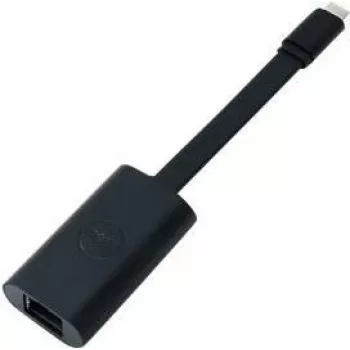 Dell - Network Adapter - USB-C - Gigabit Ethernet - Black - for Latitude 5285 2-in-1, 5289 2-In-1, 7389 2-in-1, XPS 12 9250, 13 93XX, 15 95XX (50M44)
