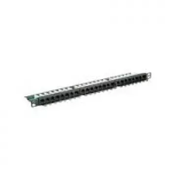 ROLINE 48,30cm (19)-Keystone-Module Carrier, 24P., Unshielded, black (26.11.0357)