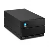 LaCie 2big Dock v2 60TB Desktop Disk Array, 2-Bay HDD Storage