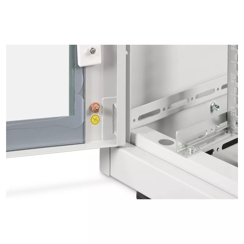 Network cabinet DIGITUS Unique Light series freestanding rack 42U 800x1000 mm, 800 kg, IP20, grey