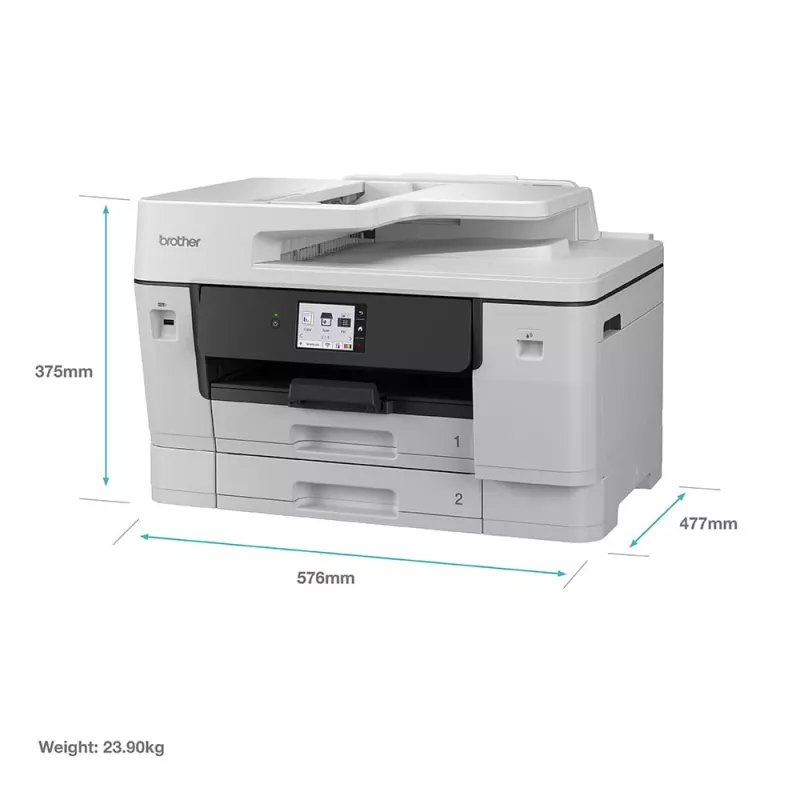 Multifunction Inkjet Printer Brother MFC-J6960DW — A3, 1200 x 4800 dpi, 31 ppm, Wi‑Fi, Ethernet, Duplex