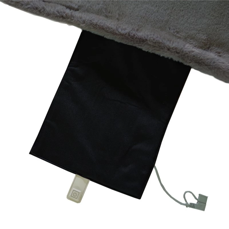 Glovii GB2G heated soft electric blanket, grey, 9 W