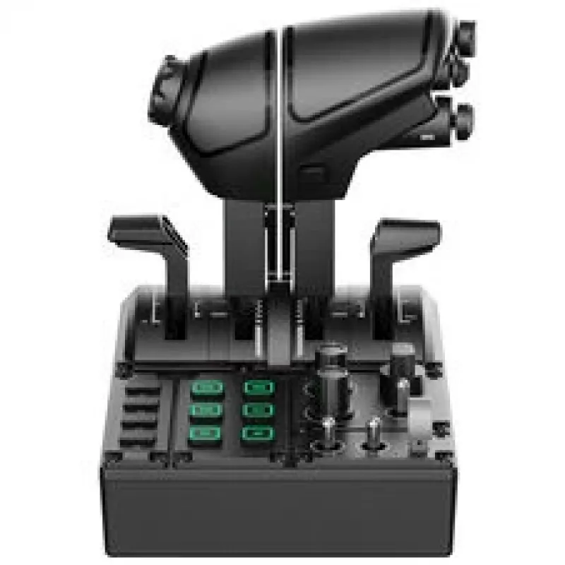 Throttle panel MOZA MTQ — flight base, composite, black, 166×216×198 mm