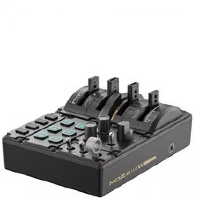 Throttle panel MOZA MTQ — flight base, composite, black, 166×216×198 mm