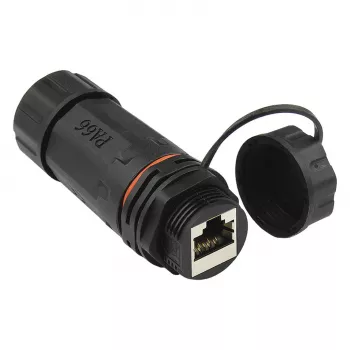 Good Connections patch cable connector Outdoor IP68 Cat. 6a RJ45 fully shielded black Good - Network