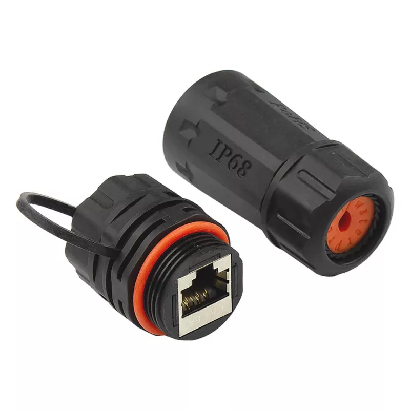 Good Connections patch cable connector Outdoor IP68 Cat. 6a RJ45 fully shielded black Good - Network