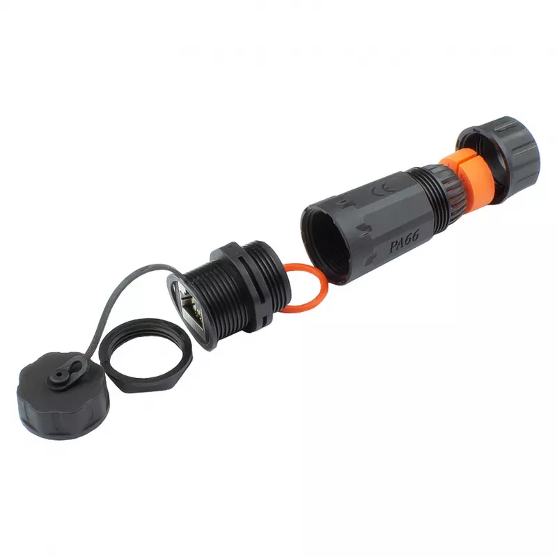 Good Connections patch cable connector Outdoor IP68 Cat. 6a RJ45 fully shielded black Good - Network