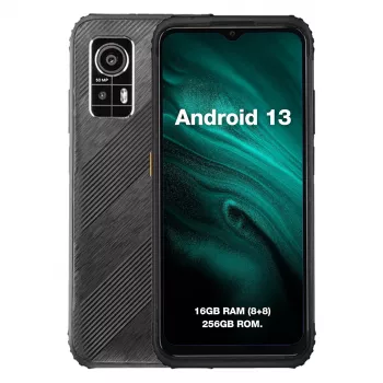Rugged smartphone Beafon AGM H6 — 6.56 inch (16.7 cm), Unisoc T606 1.6 GHz, 8 GB RAM, 256 GB, 50 MP, 4900 mAh, Dual SIM, Android 13, IP68/IP69K