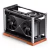 Jonsbo T9 Black PC-Enclosure Mini-Enclosure ITX PCIe 5.0 riser cable - black (T9 BLACK PCIE 5.0)