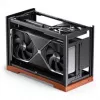 Jonsbo T9 Black PC-Enclosure Mini-Enclosure ITX PCIe 5.0 riser cable - Silver (T9 SILVER PCIE 5.0)