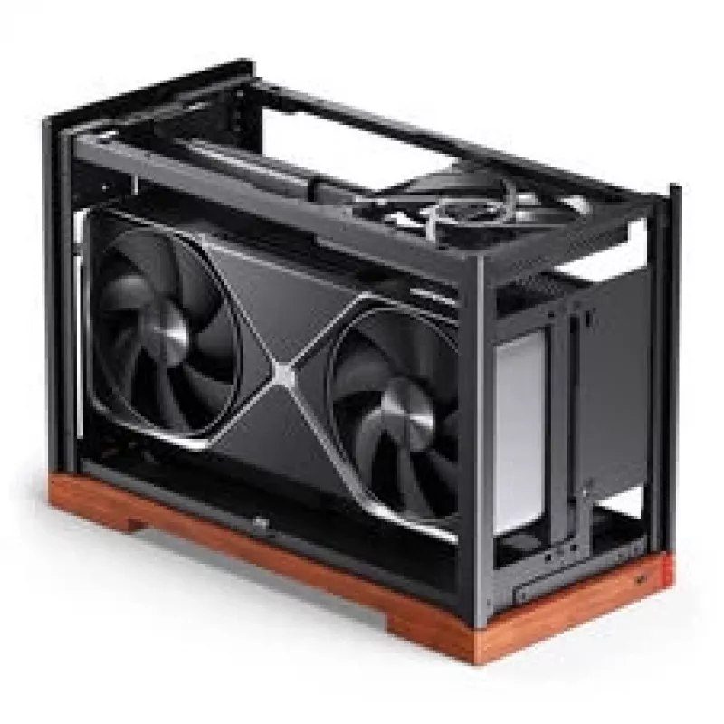 Jonsbo T9 Black PC-Enclosure Mini-Enclosure ITX PCIe 5.0 riser cable - Silver (T9 SILVER PCIE 5.0)